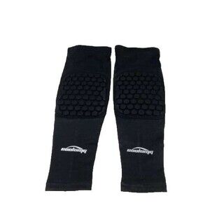 Coolomg Anti-Slip Padded Arm Elbow Sleeve, Size M - Black